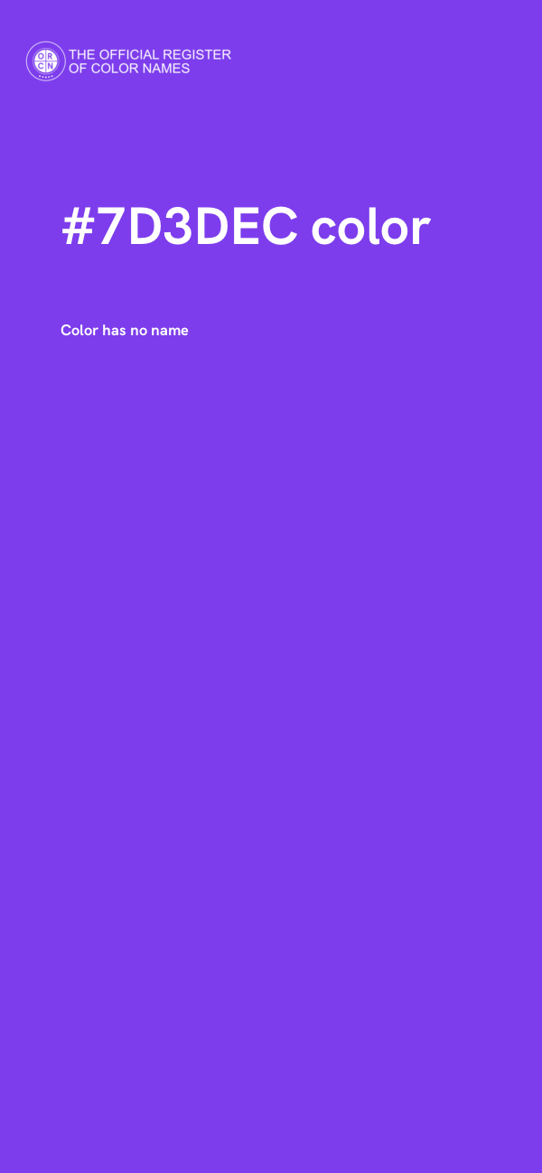 #7D3DEC color image