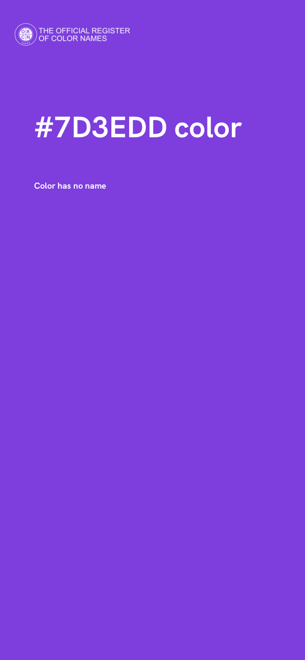#7D3EDD color image