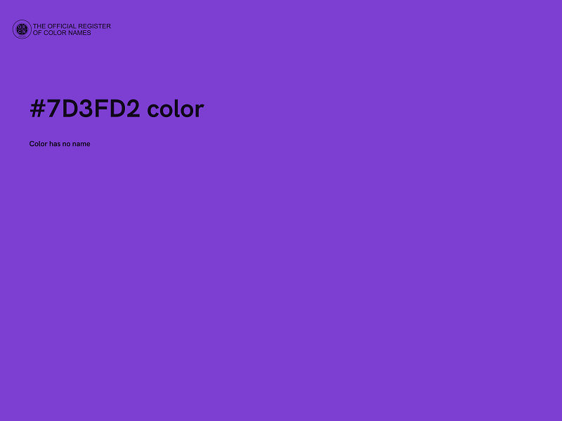 #7D3FD2 color image