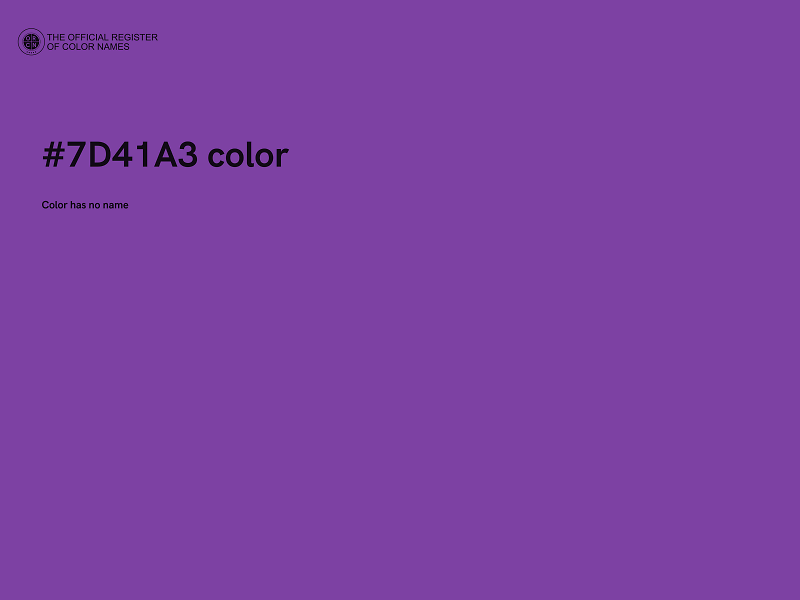 #7D41A3 color image