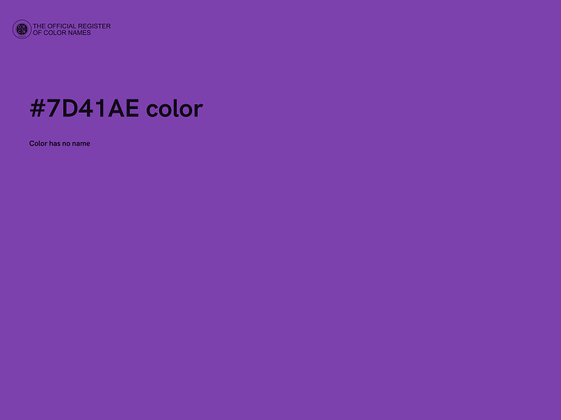 #7D41AE color image