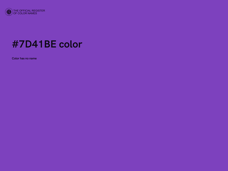 #7D41BE color image