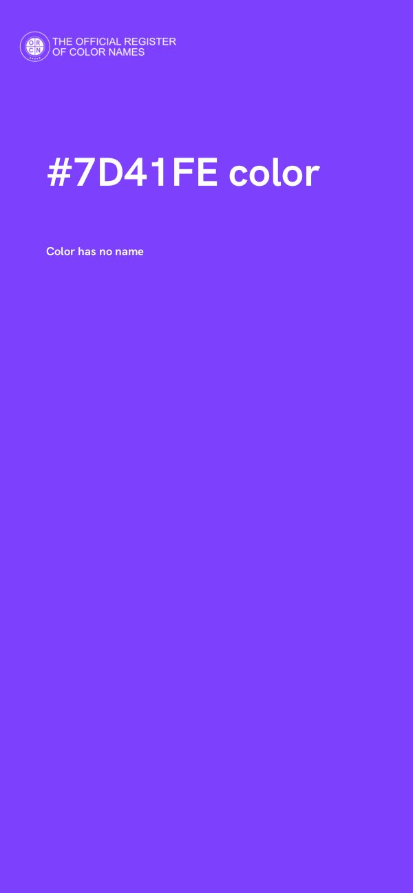 #7D41FE color image