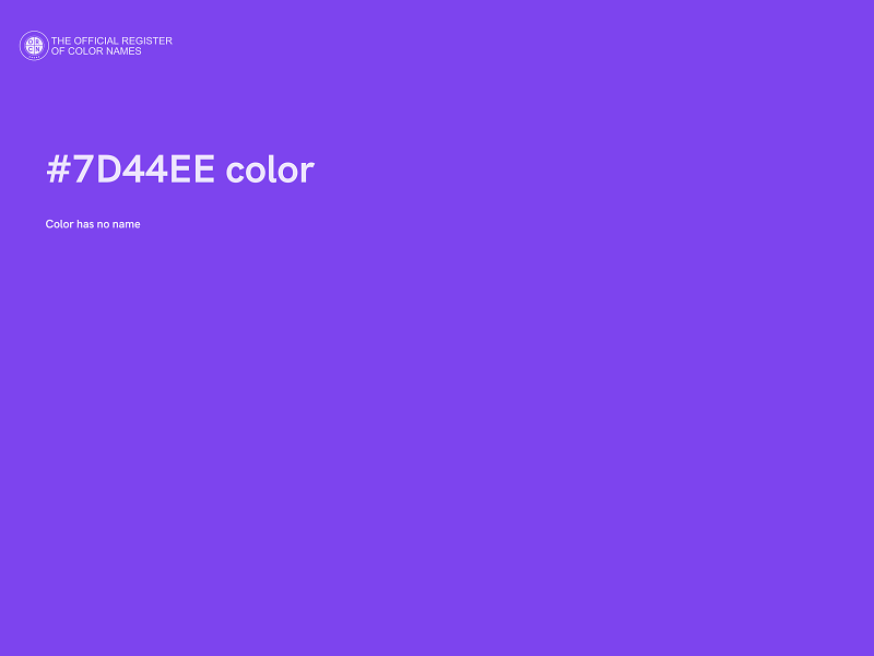 #7D44EE color image
