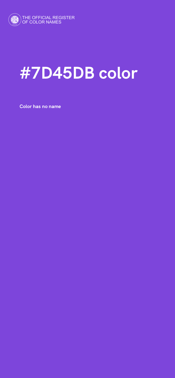 #7D45DB color image