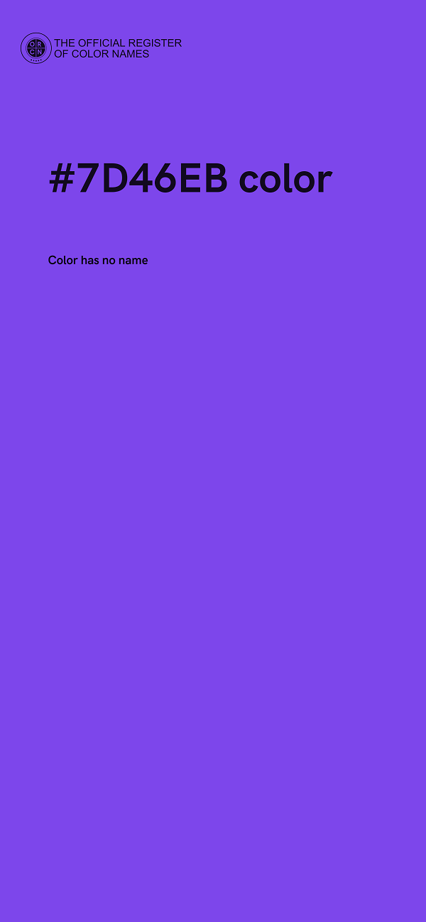 #7D46EB color image