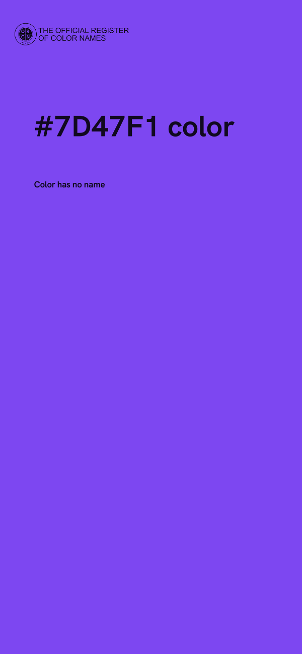 #7D47F1 color image