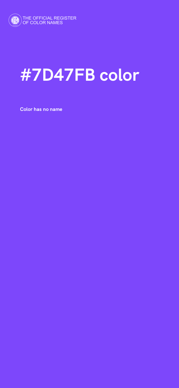 #7D47FB color image