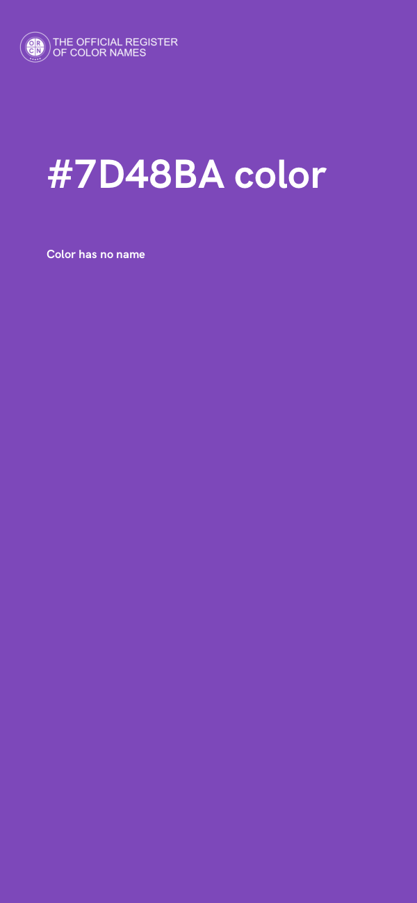 #7D48BA color image