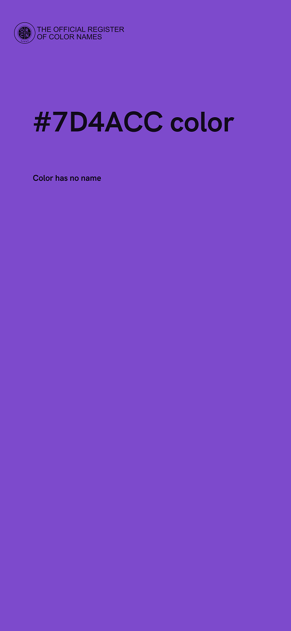 #7D4ACC color image