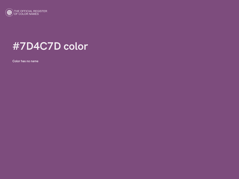 #7D4C7D color image