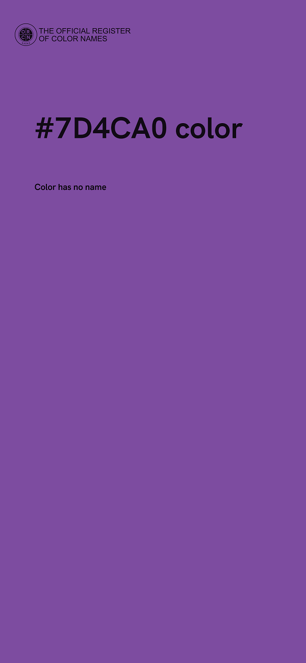#7D4CA0 color image