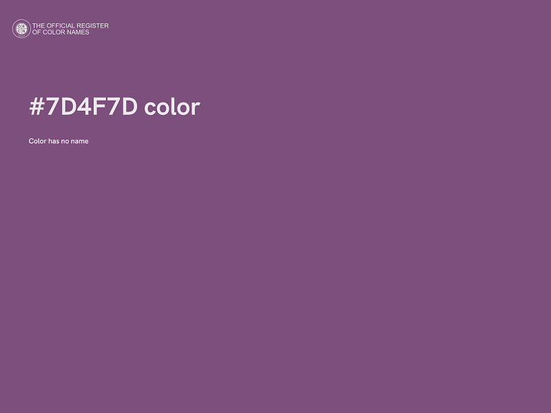 #7D4F7D color image