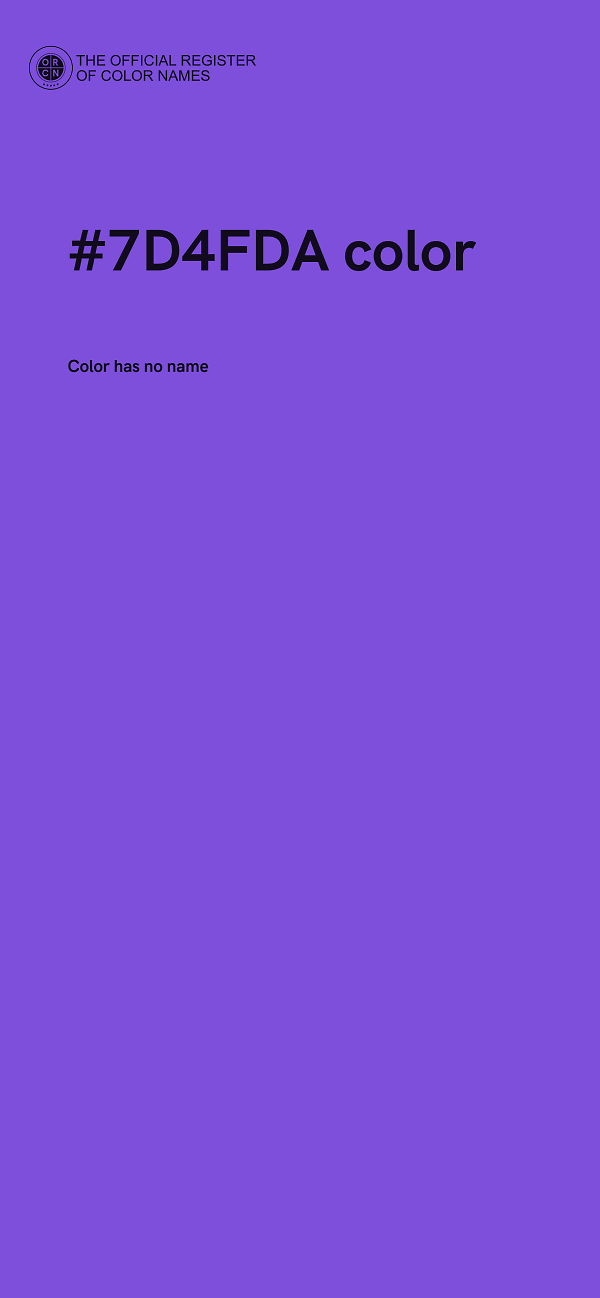 #7D4FDA color image