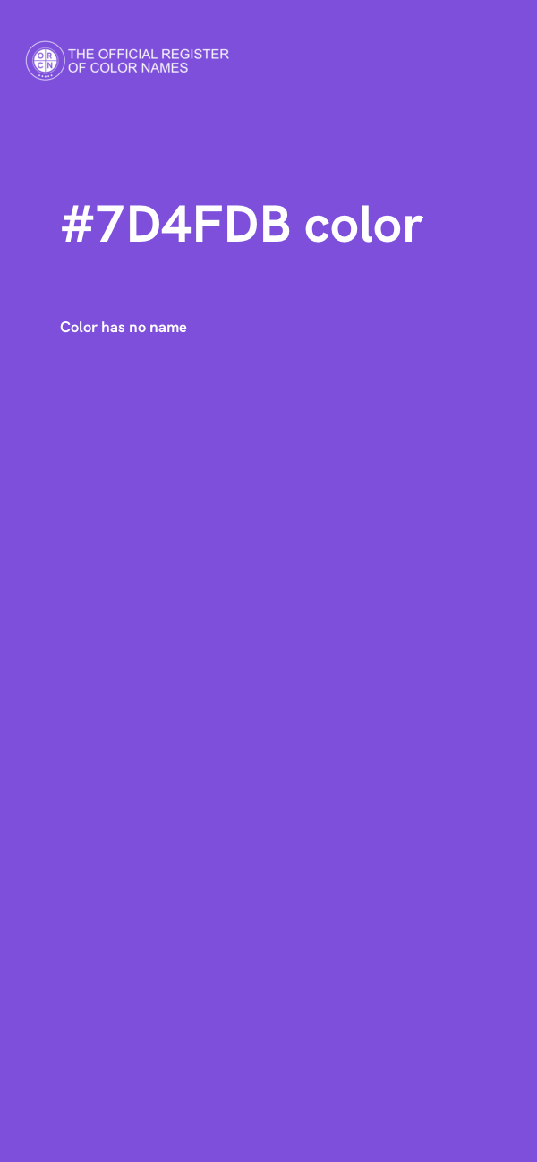 #7D4FDB color image