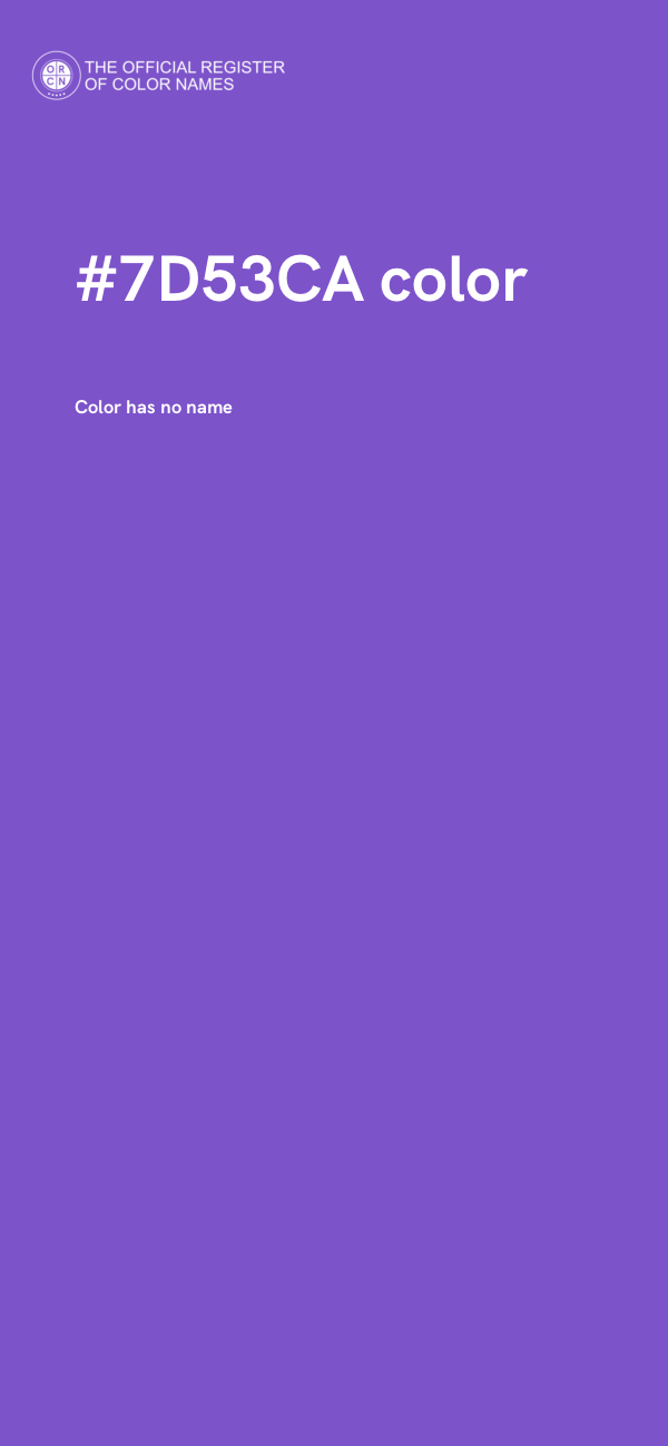 #7D53CA color image