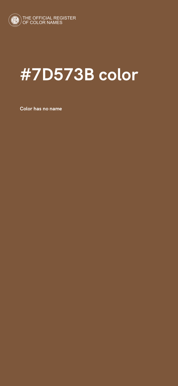 #7D573B color image
