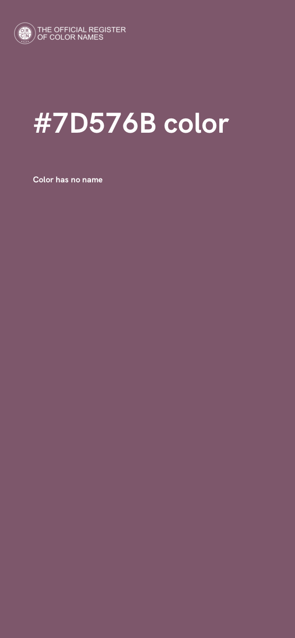 #7D576B color image