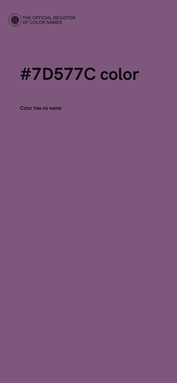 #7D577C color image