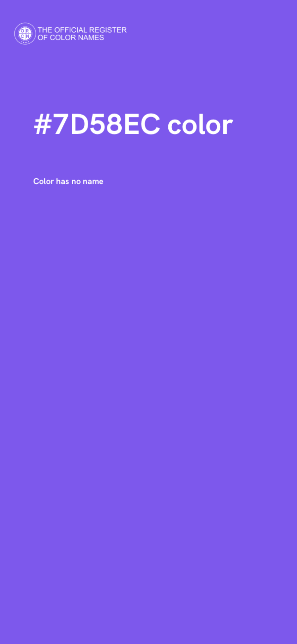 #7D58EC color image