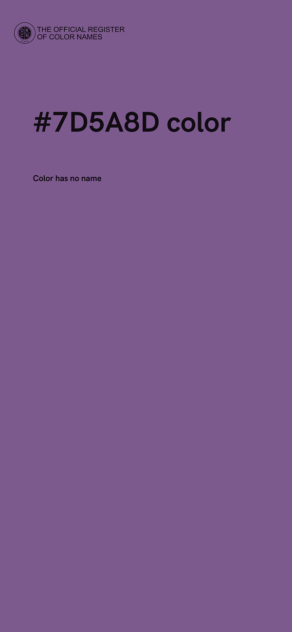 #7D5A8D color image