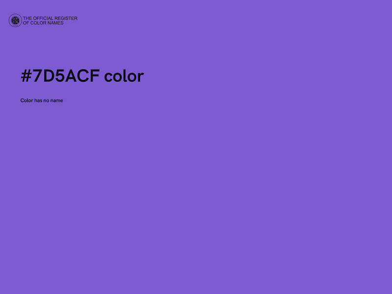 #7D5ACF color image