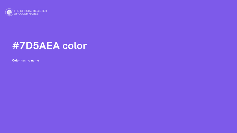 #7D5AEA color image
