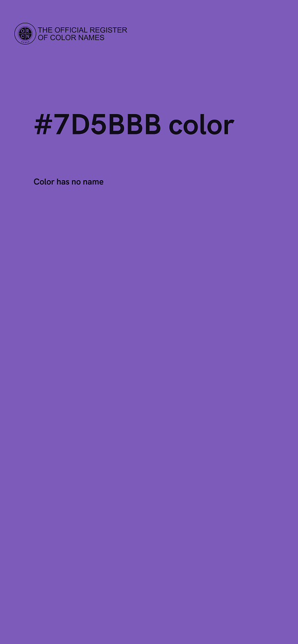 #7D5BBB color image