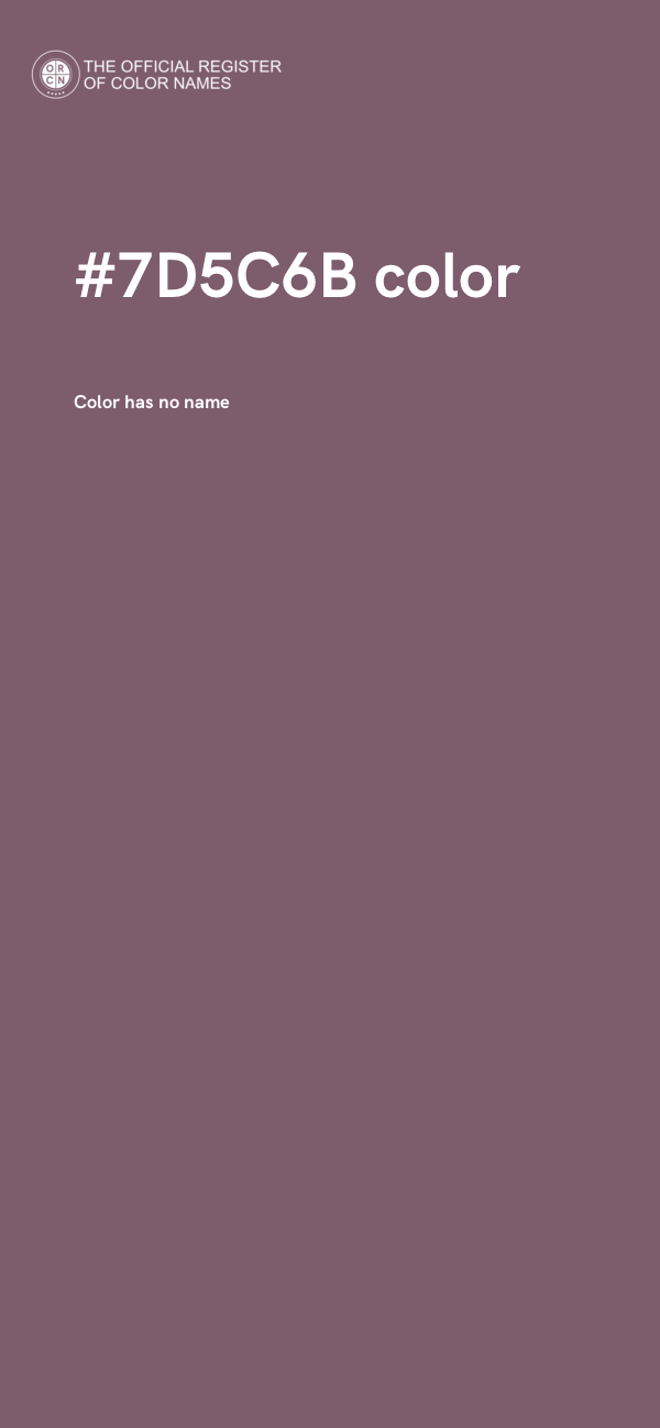#7D5C6B color image