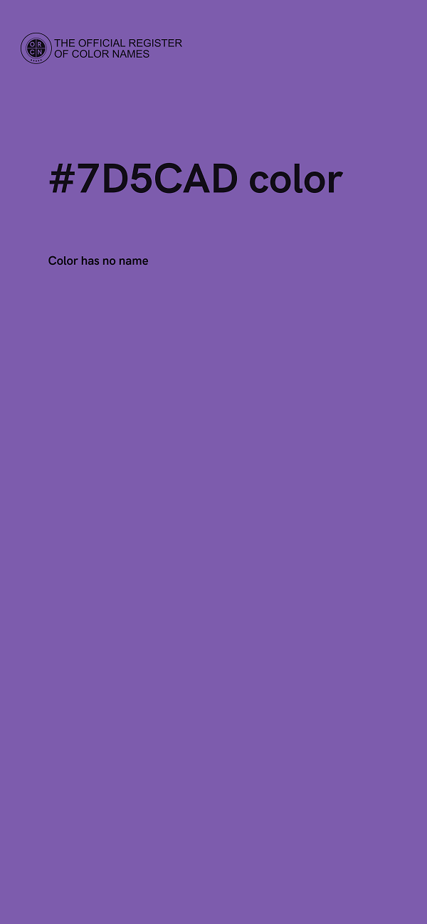 #7D5CAD color image