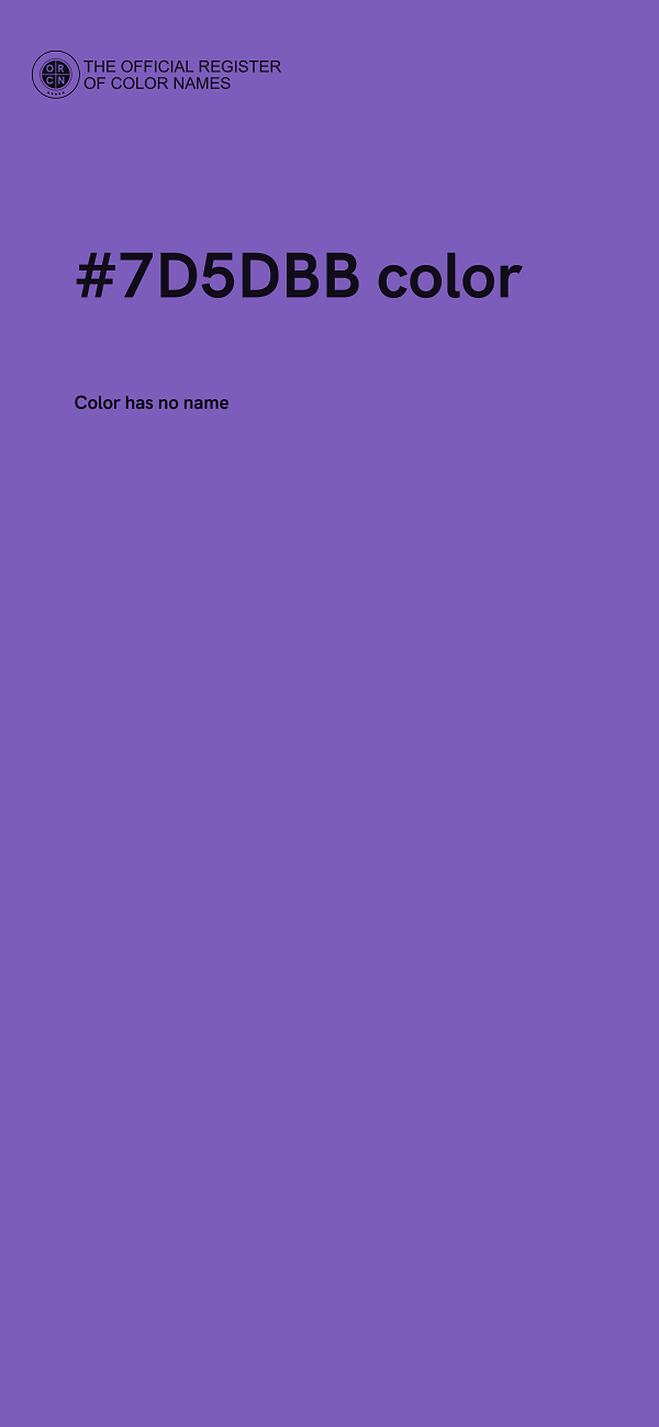 #7D5DBB color image