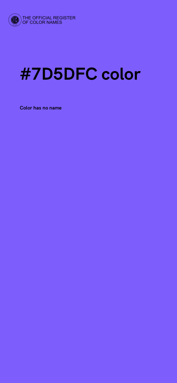 #7D5DFC color image