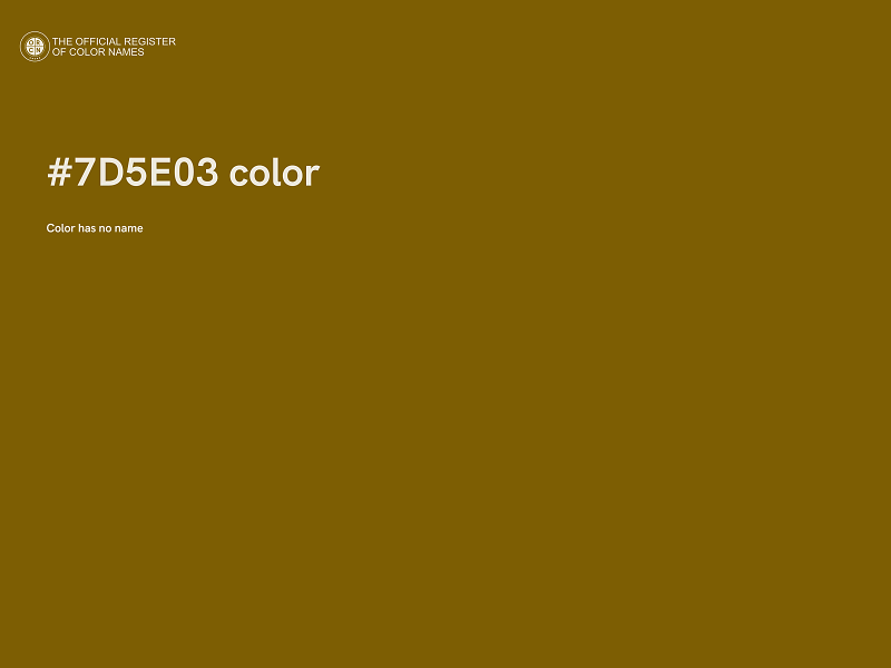 #7D5E03 color image