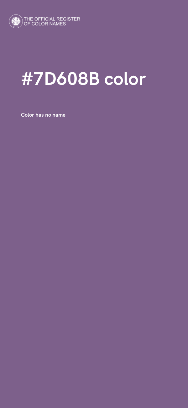 #7D608B color image