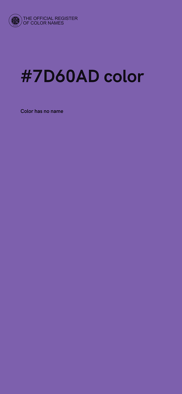 #7D60AD color image