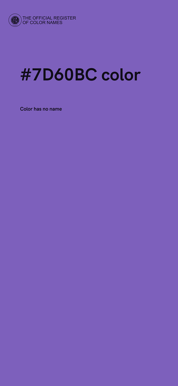 #7D60BC color image