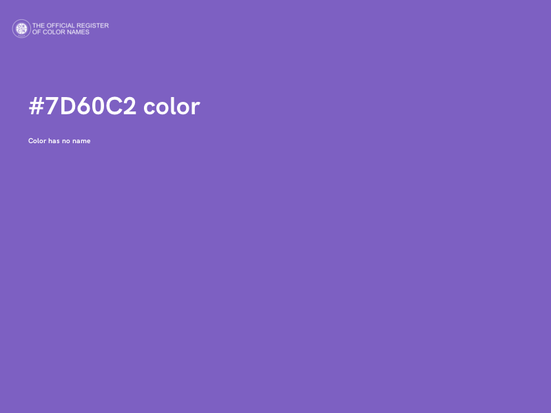 #7D60C2 color image
