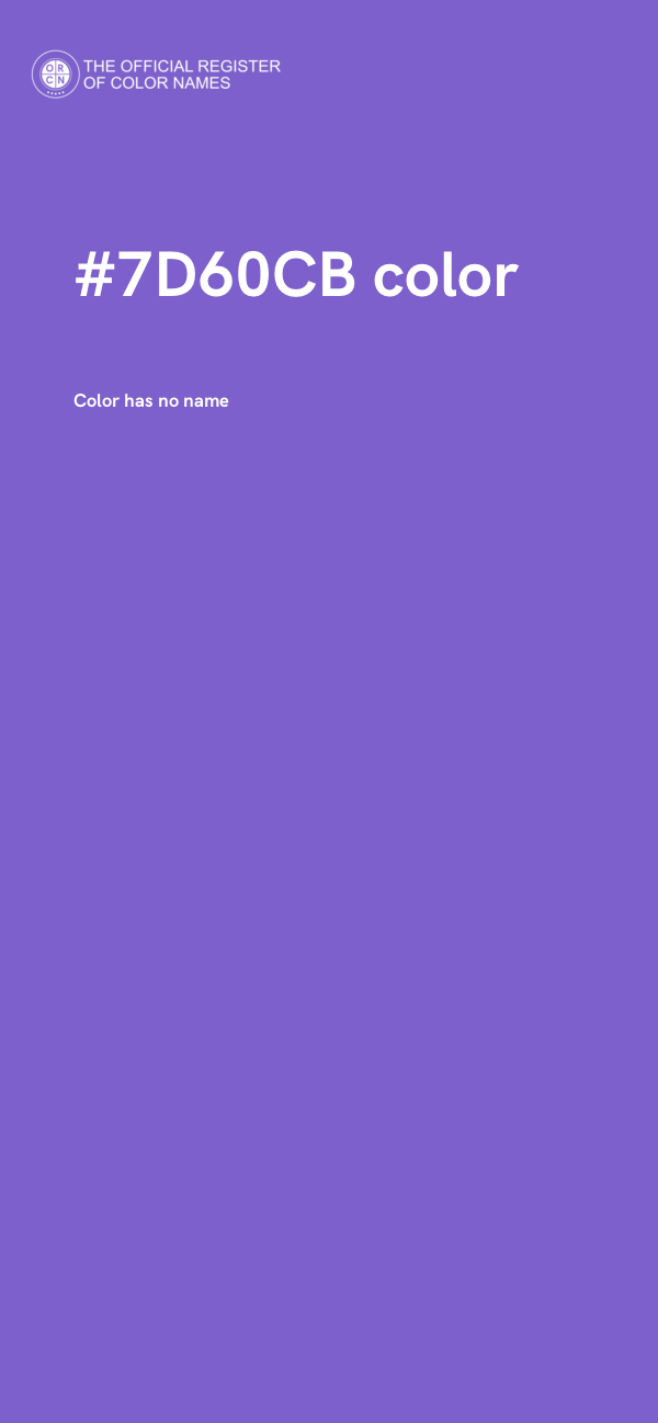 #7D60CB color image