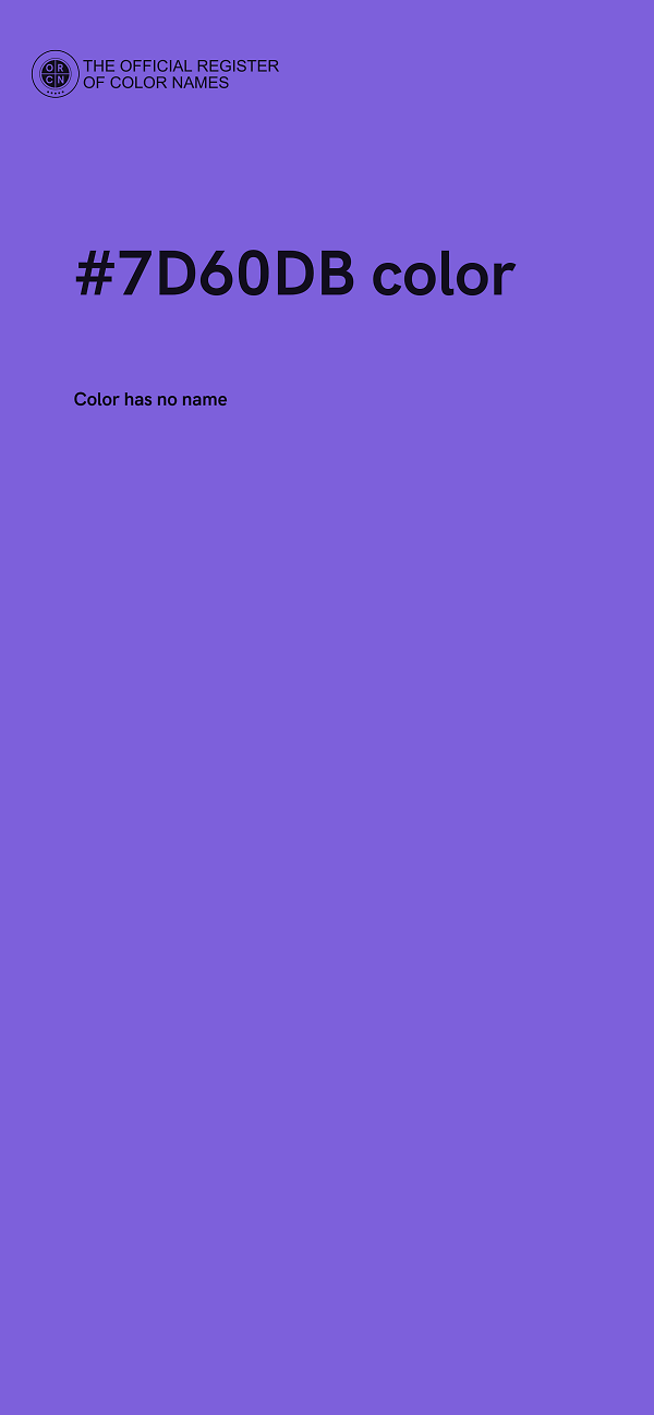 #7D60DB color image