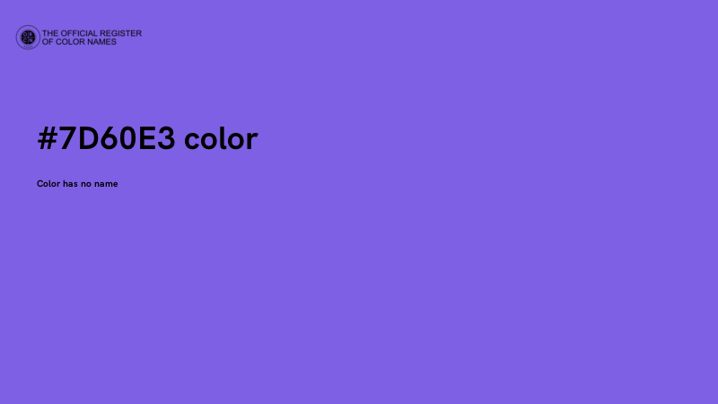 #7D60E3 color image