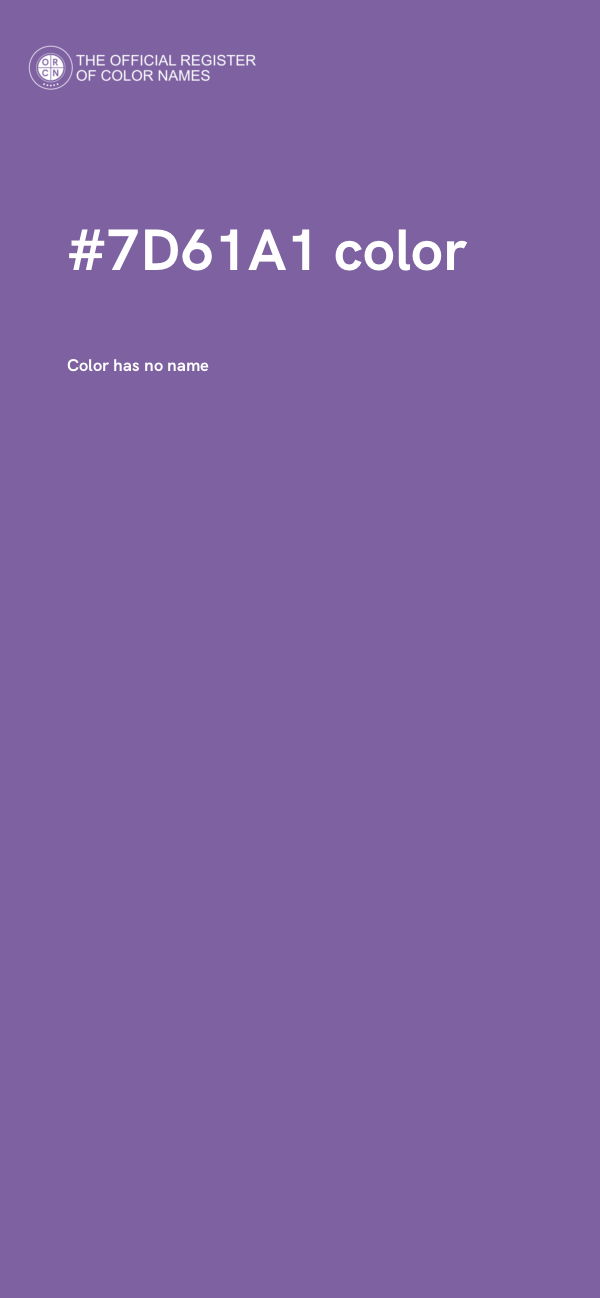 #7D61A1 color image