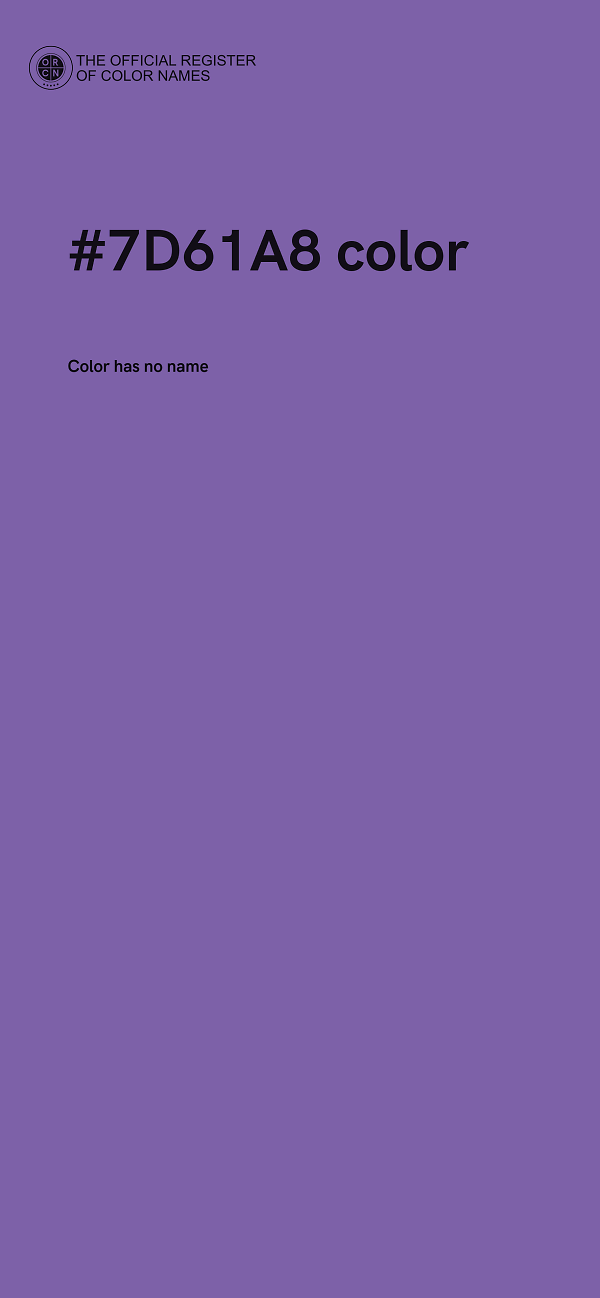 #7D61A8 color image