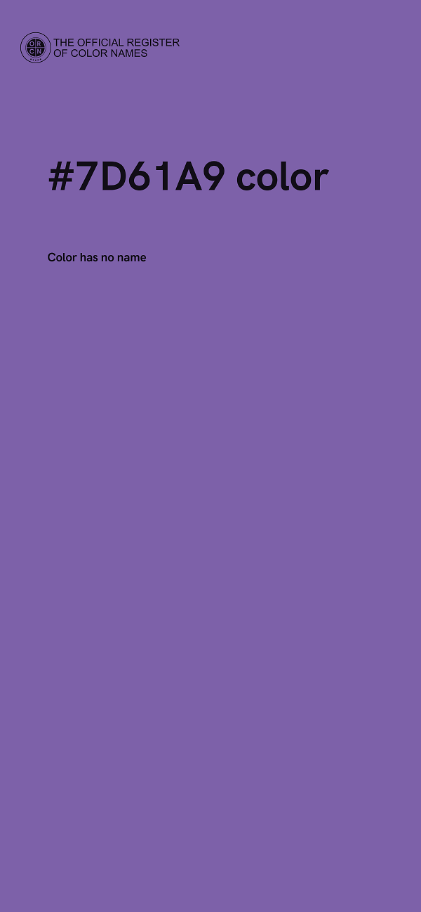 #7D61A9 color image