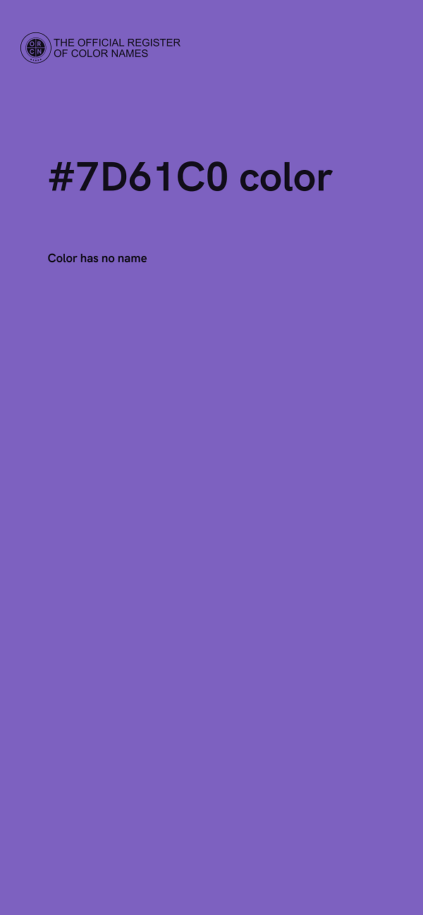 #7D61C0 color image