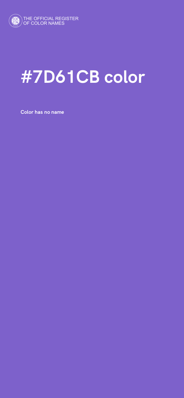 #7D61CB color image