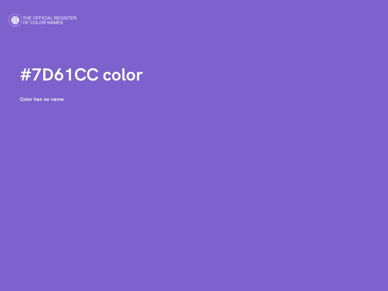 #7D61CC color image