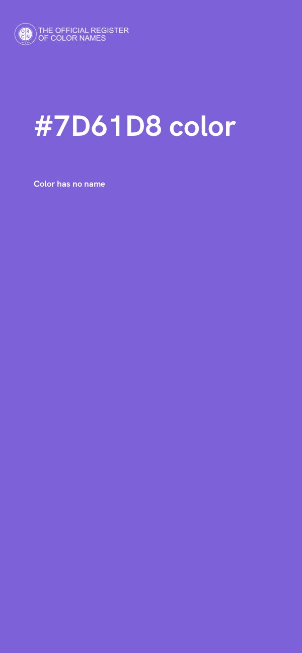 #7D61D8 color image