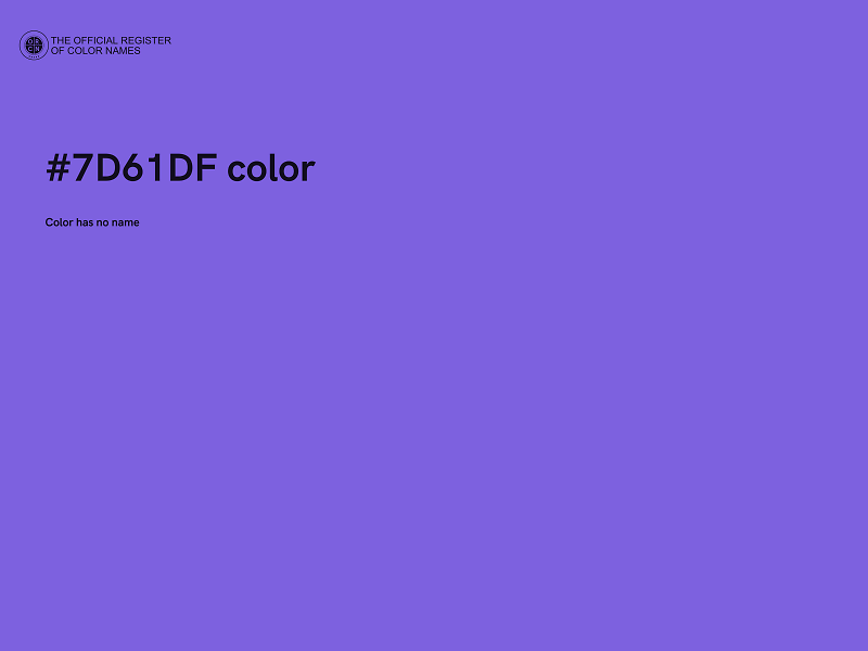 #7D61DF color image