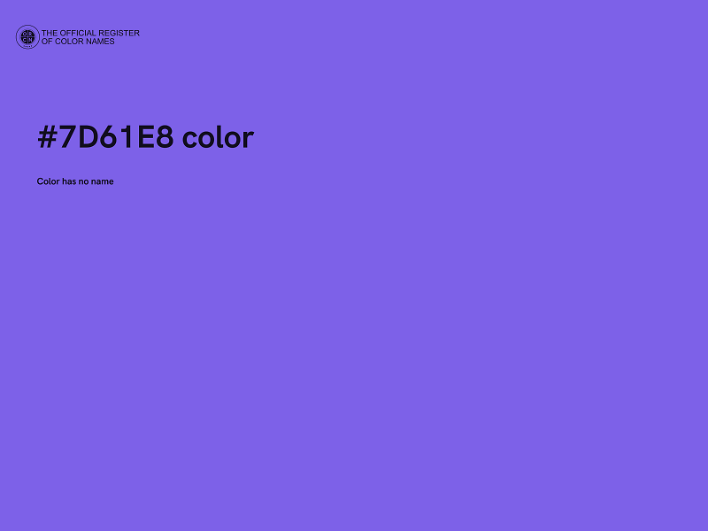 #7D61E8 color image