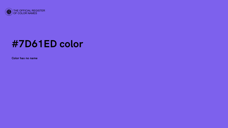 #7D61ED color image